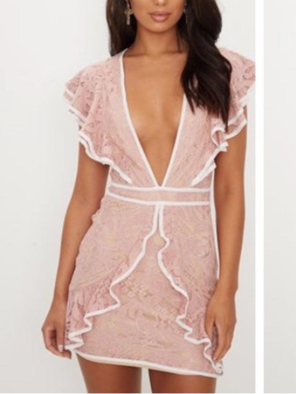 NWT pretty little thing lace Dress